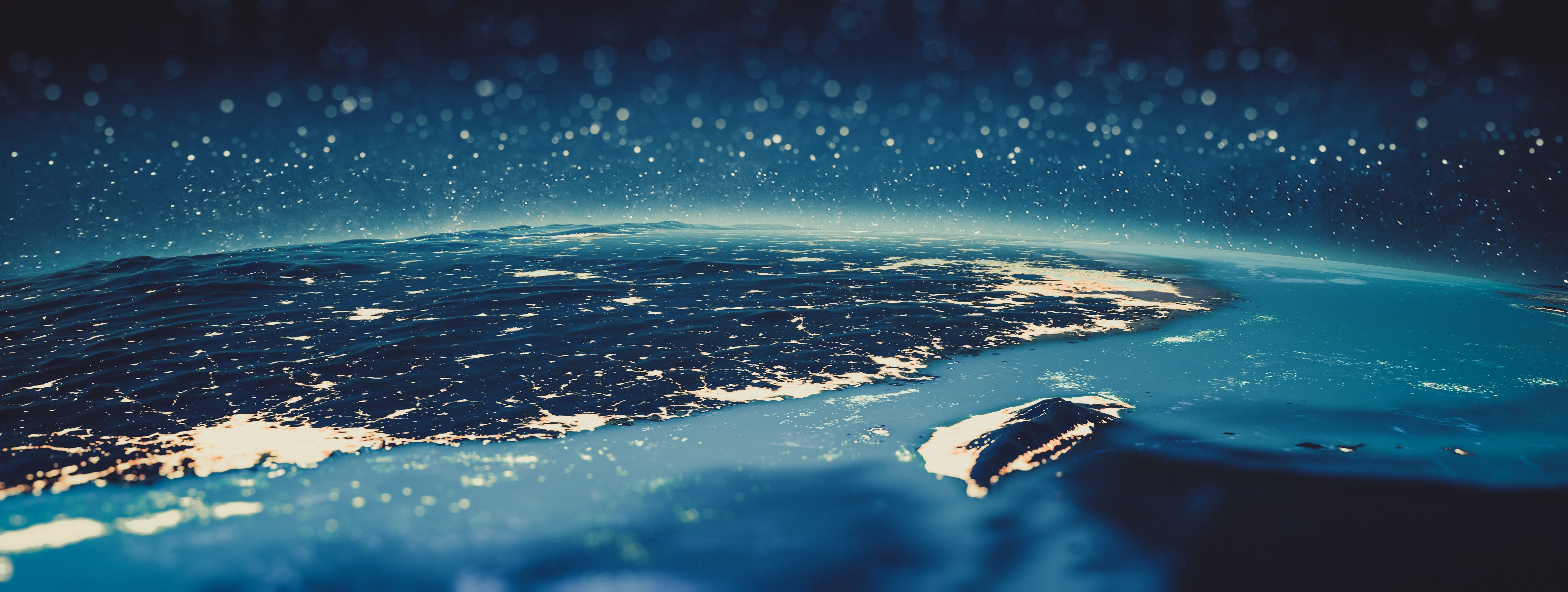 Taïwan et la Chine de l'espace - Image fournie par la NASA.