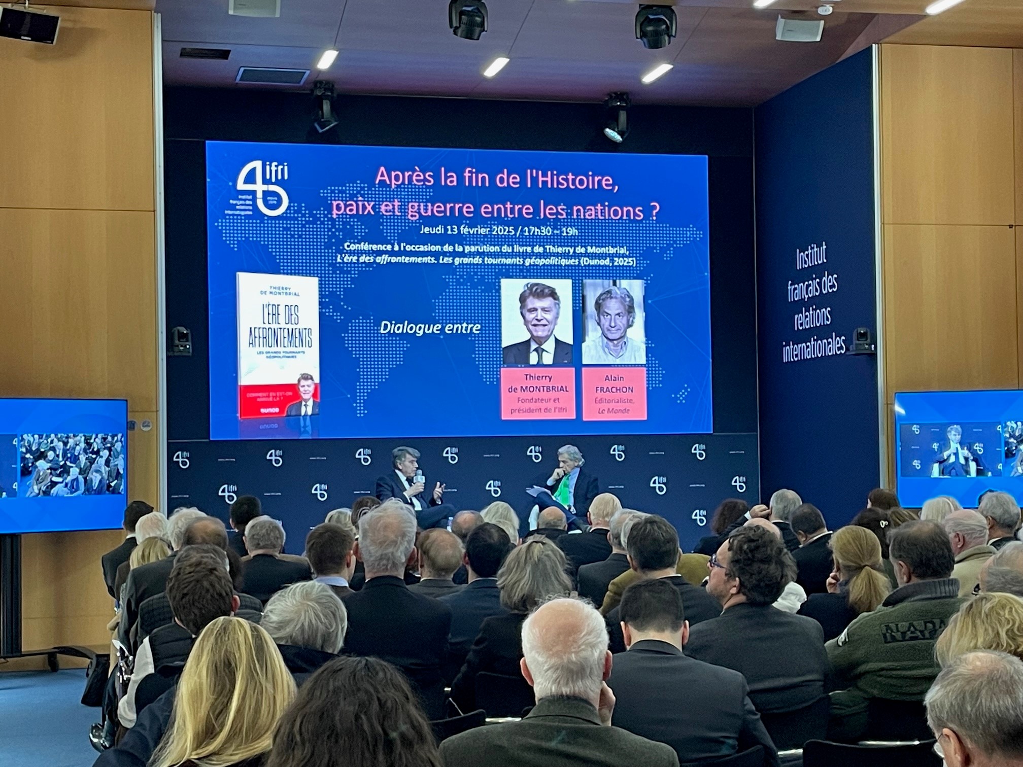 Conférence Thierry de Montbrial. Après la fin de l'Histoire, paix et guerre entre les nations ?, 13 février 2025