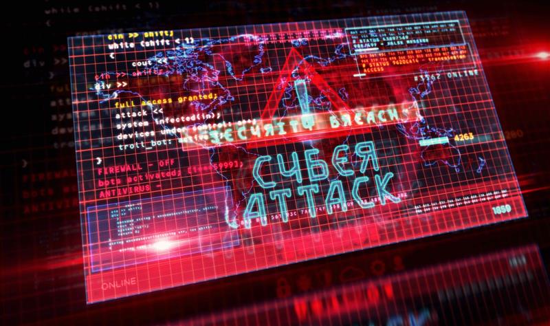 Un ordinateur objet d'une cyberattaque russe
