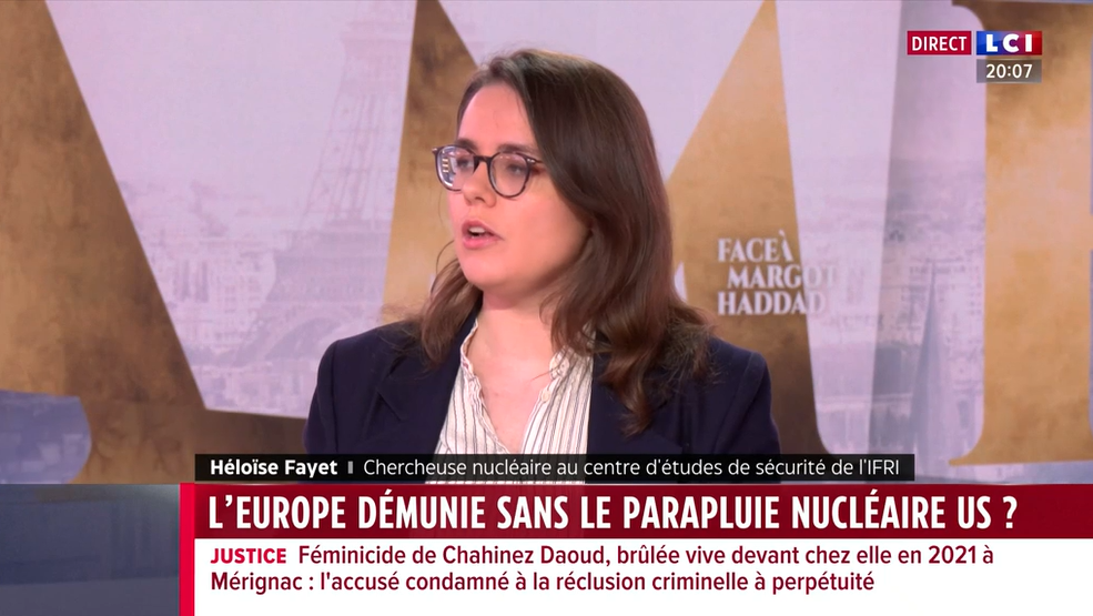 Héloïse Fayet sur LCI, 28 mars 2025