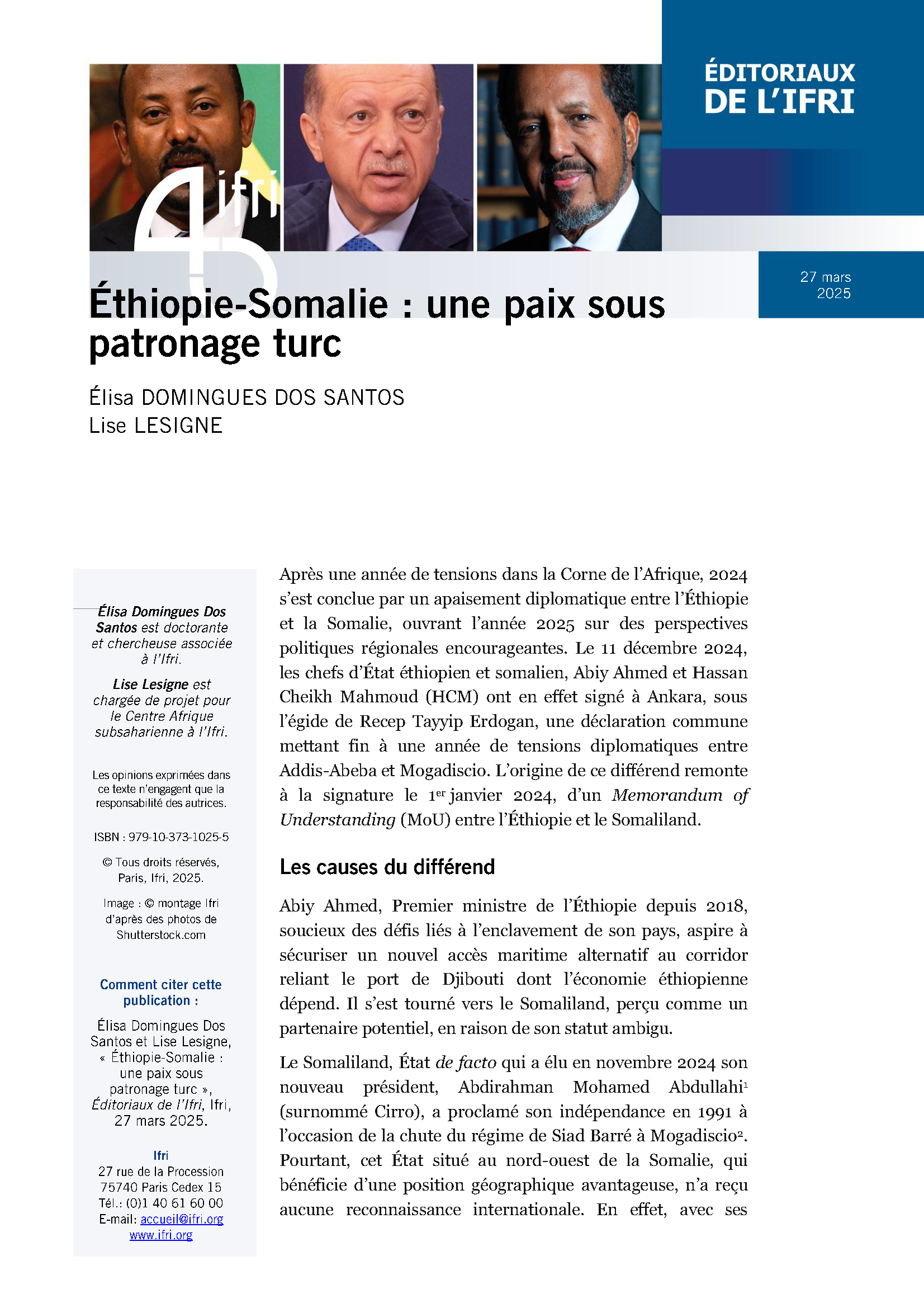 Couverture Edito
