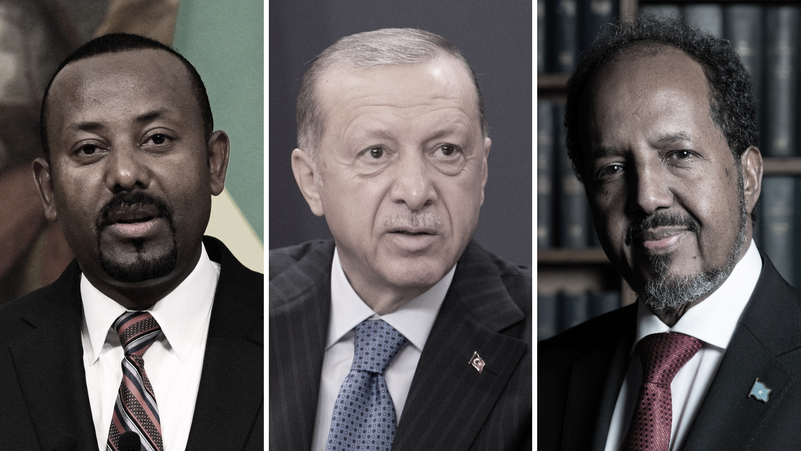 Montage Ifri_Abiy Ahmed, Recep Tayyip Erdogan, Hassan Sheikh Mohamud NB