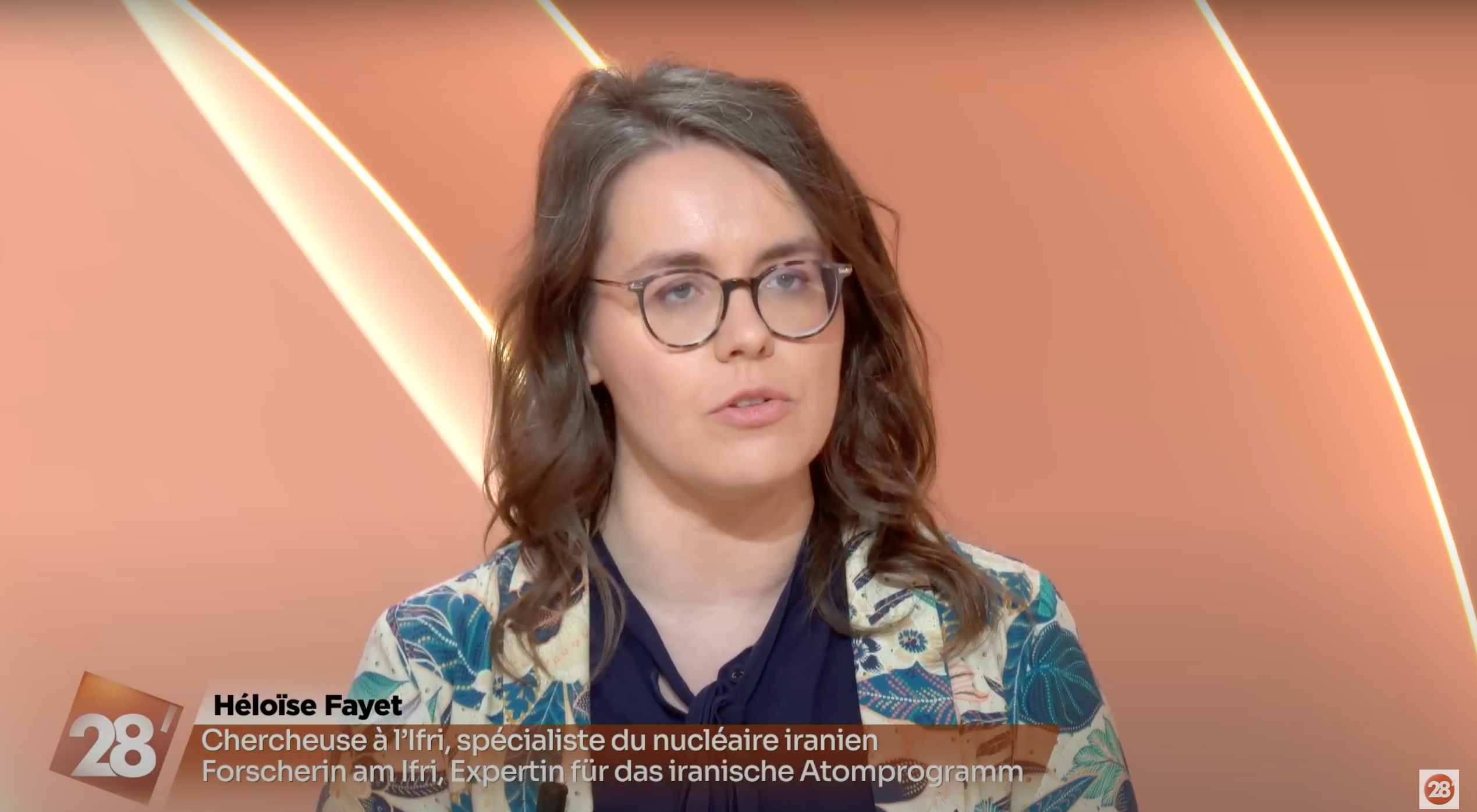 Héloïse Fayet dans 28 minutes, le 16 avril 2025