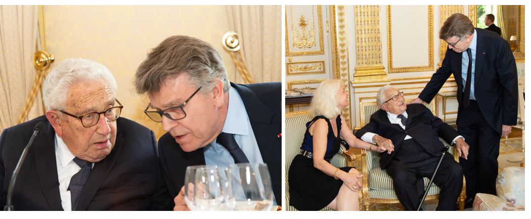 Message adressé par Thierry de Montbrial à Henry Kissinger à l’occasion de son 100e anniversaire