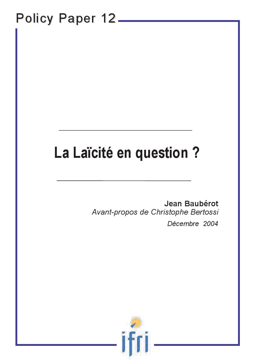 La Laïcité en question?