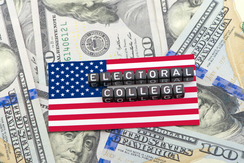 The vote of the Electoral College in the United States