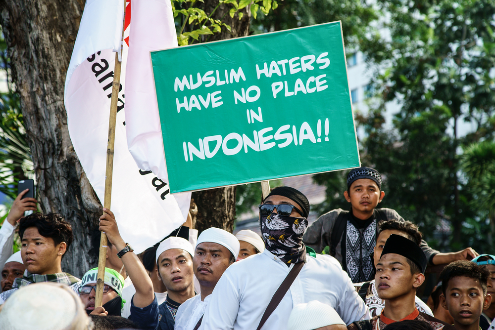 4/11/2016 Istana Negara, protestors demanding that Jakarta governor Basuki Tjahaja Purnama also known as Ahok to be arrested for blasphemy