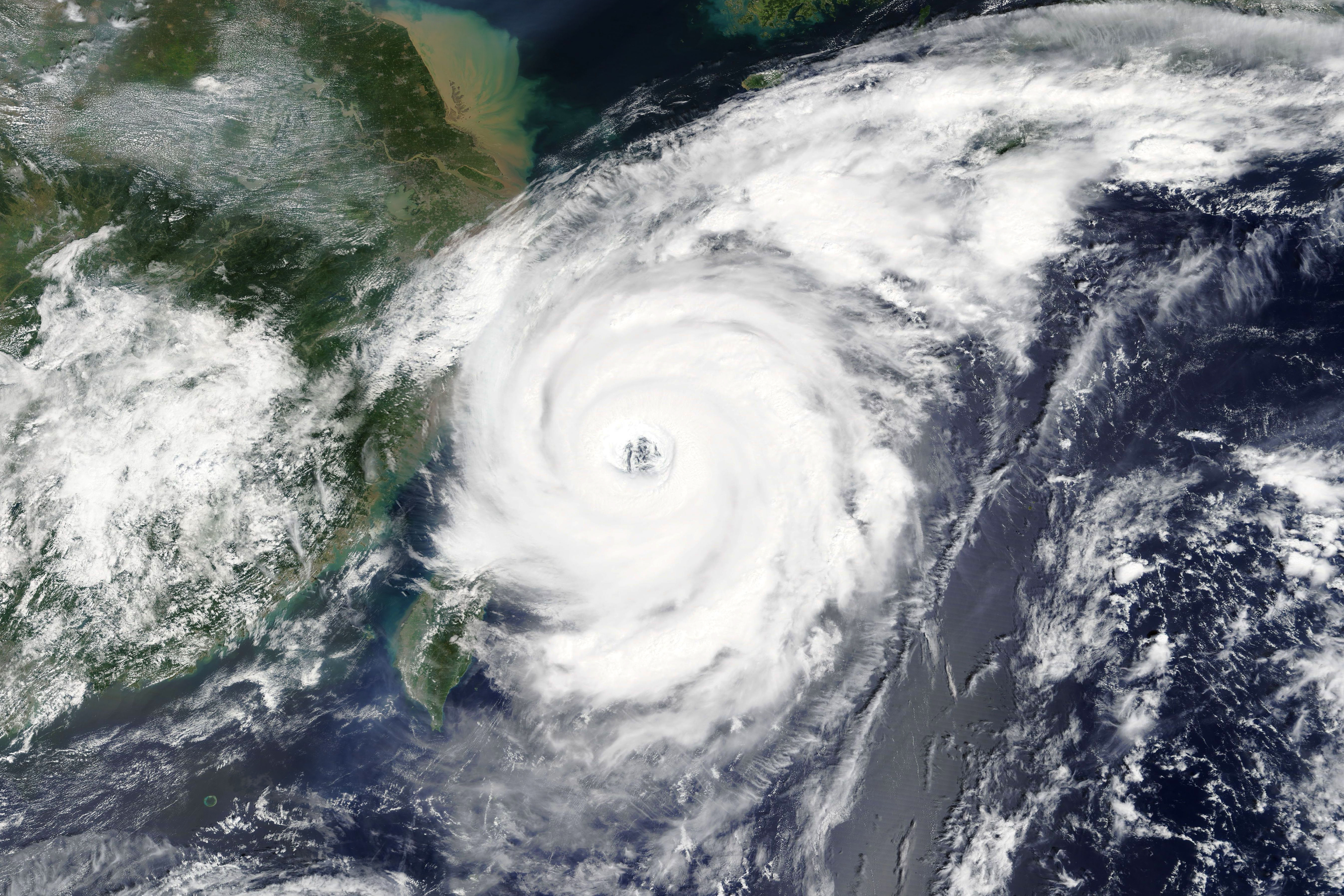 Typhoon Talim is heading towards China and Taiwan - Elements of this image furnished by NASA