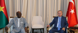 Rencontre entre le président turc Erdogan et le président burkinabé Kaboré au Togo
