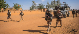 Ansongo, Mali. Soldats français de l'opération Barkhane