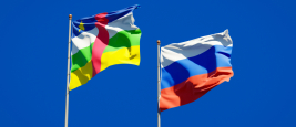 Russian and Central African flags