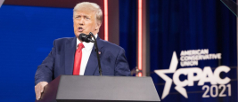Donald Trump à la Conservative Political Action Conference de 2021